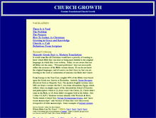 Tablet Screenshot of churchgrowth.cc